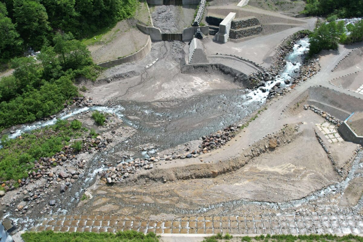 R8 有峰地区渓岸対策(二の谷)工事写真